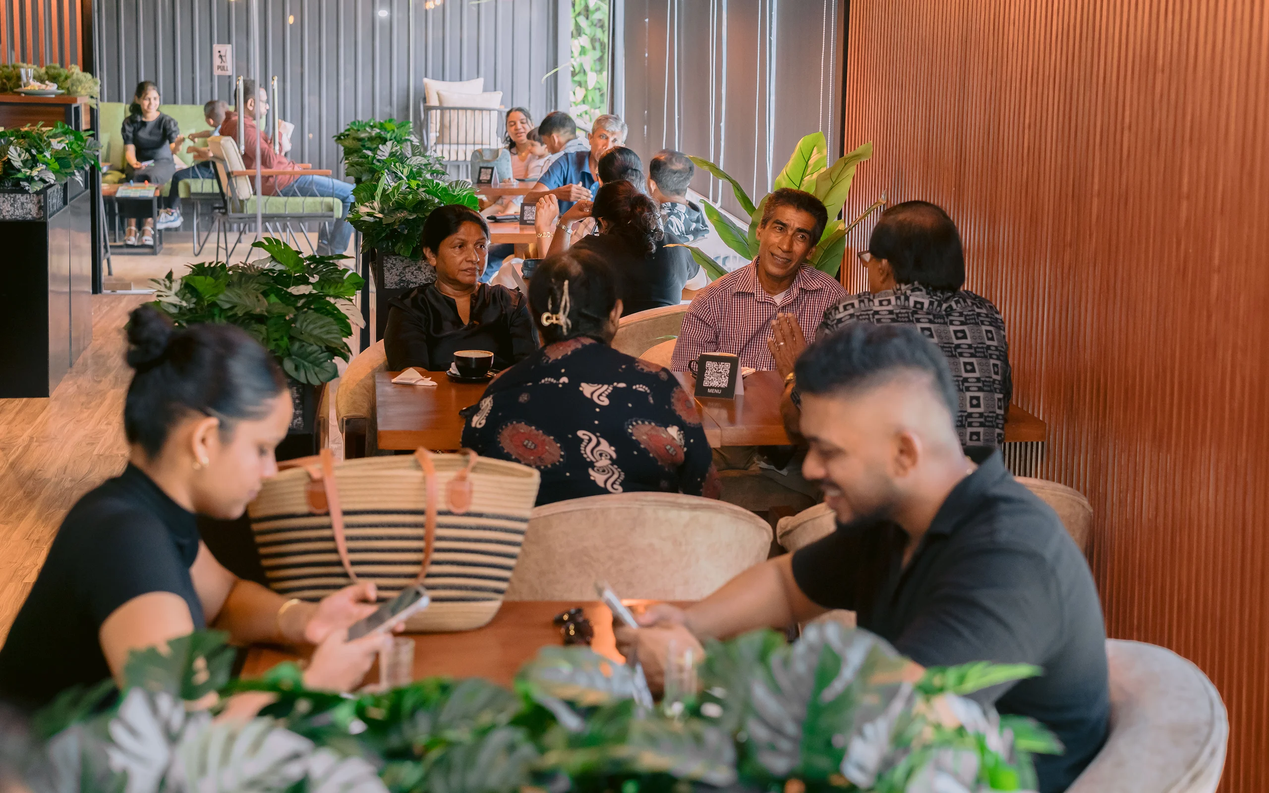 A gathering at The Legends Lounge opening