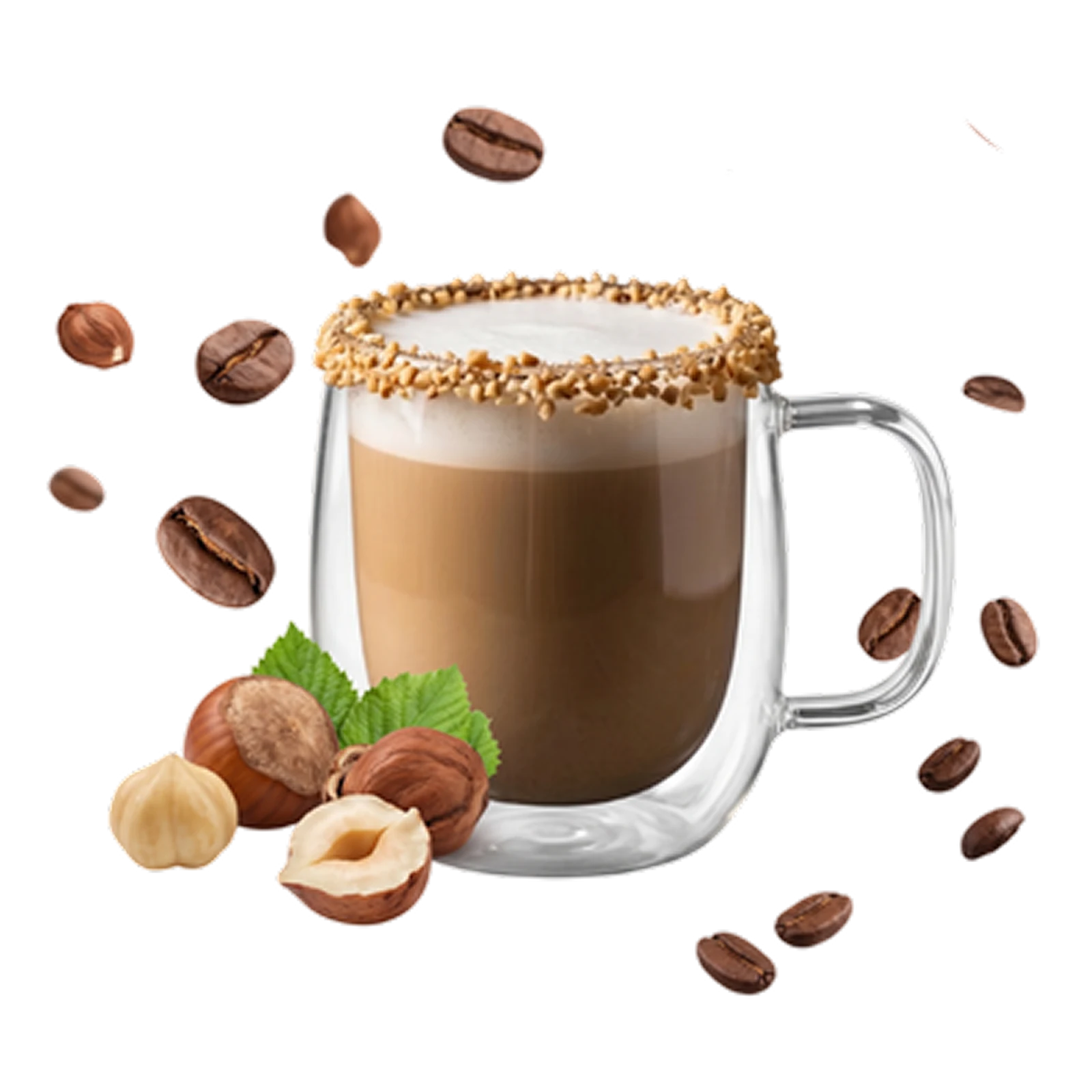 Hazelnut Crunchy Latte